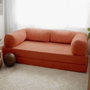 Atelier Del Sofa Nook - Pomegranate Flower Sofá-Cama de 3 Plazas Vermellón